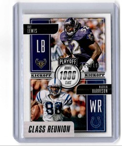 2016 Panini Playoff Class Reunion Kickoff Ray Lewis / Marvin Harrison 014/199