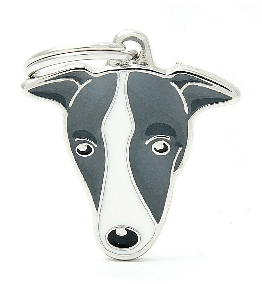 Greyhound, Whippet, Lurcher - Dog ID Tag (59)- Engraved FREE - Personalised - Image 1 of 1
