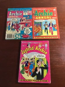 Archie Annual Digest No. 27, 30 & Jughead with Archie No.13. Comics Vintage Free - Picture 1 of 11