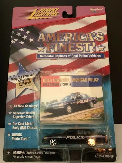 Johnny Lightning America's Finest Niles Twp Michigan Police Ford Crown Victoria - Image 1 of 3