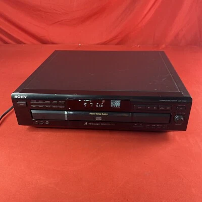 Sistema de cambio de disco Sony (CDP-CE335) 5 CD - Sin control remoto - ¡Probado y funcionando! Foto 1 de 4