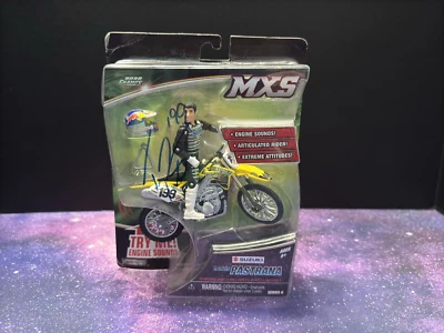 Figura de acción firmada por Travis Pastrana Road Champs MXS Jakks OGIO Foto 1 de 4