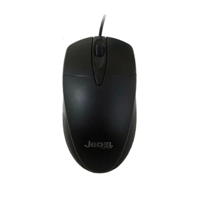 Wholesale Pack of 6 Wired Optical Mouse 1000 DPI, USB Colour Black - Image 1 of 4