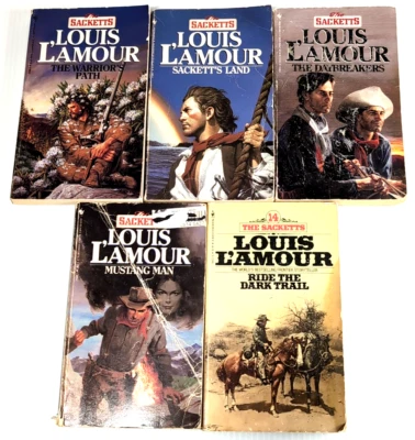 Sacketts Series Louis LAmour Paperback Book Western Old West Action Adventure 5x - Image 1 of 4
