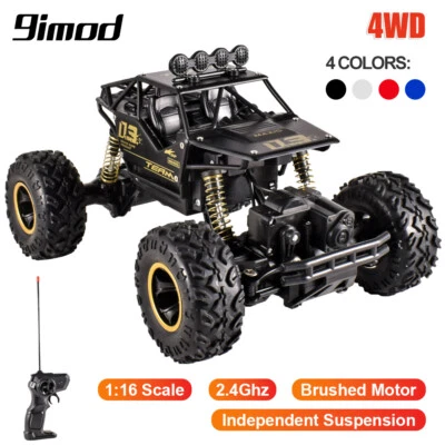 1:16 4WD RC Auto 2,4G Bürstenmotor All Terrain RTR RC Truck RC Buggy Ohne Licht - Bild 1 von 4