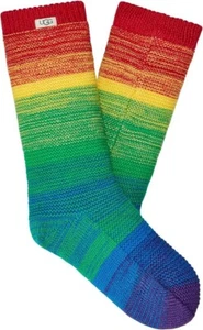 NEW UGG All Gender S/M Women 5-9 Men 5-8 JAYLEE FLEECE LINED SOCK PRIDE - Picture 1 of 1