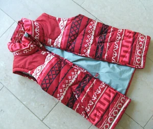Steppweste von Nike - rot mit Muster, Gr.XS-S - Bild 1 von 4