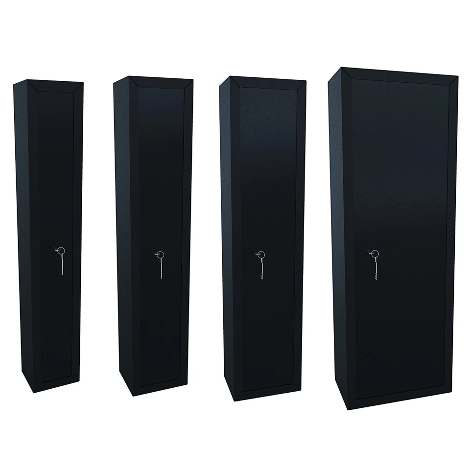 BRICOZONE Armadio portafucili fuciliera in acciaio blindato con tesoretto 2 3 5 7 10 posti