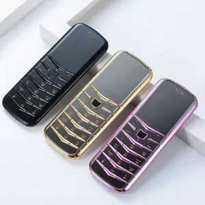 V03 Mini Luxury Metal Body Dual Sim GSM Senior Unlocked Mobile Cell Phone MP3 - Picture 1 of 16