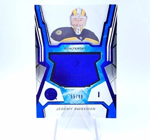 2021-22 UD Jeremy Swayman Rookie /99 SPx Hockey Platinum Finite Rookies Bruins - Bild 1 von 12