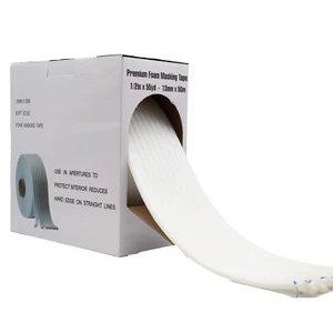 LAUCO 13MM x 50M Soft Edge Foam Masking Tape (1/2 Inch x 55 Yards) - Picture 1 of 5