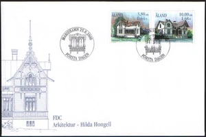 Finland Aland FDC 2000 Architecture Traditional Wood Houses Mint - Picture 1 of 1