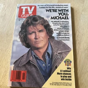 TV Guide Magazine Michael Landon June 8-14 1991 - Picture 1 of 9