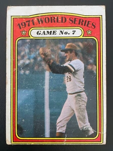 1972 Topps #229 - 1971 WS GAME 7 - BILL BLASS - POVERO (B) - Foto 1 di 3