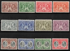 SG84-SG95 1932 CAYMAN ISLANDS Centenary of Caymans , MH , LH , complete series - Picture 1 of 2
