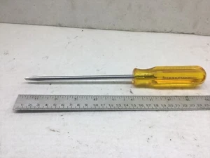 Xcelite 1/4” gerade Klinge 6” Schraubendreher gelb R146 Rundschaft gebraucht - Bild 1 von 1