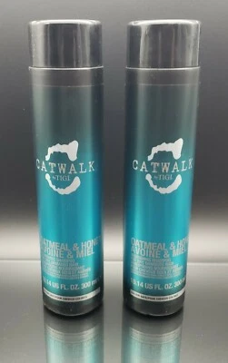 Lot of 2 TIGI Catwalk Oatmeal and Honey Nourishing Shampoo 10 oz. - Image 1 of 3