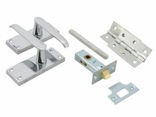Forge - Victorian Straight Door Pack Chrome Finish