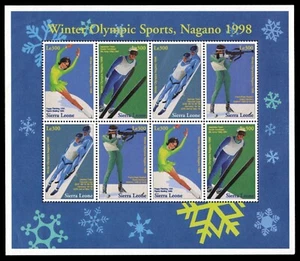 SIERRA LEONE 2022 - Nagano Winter Olympics "Miniature Pane" (pb57345) - Picture 1 of 1