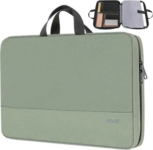Ytonet Custodia per Laptop, 15.6 Pollici TSA Custodia per Laptop Borsa per Computer Resistente all'Acqua - Foto 1 di 1