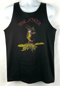 Bicycle Men's Tank Top Various Sizes Black The Joker Bee Graphic Clown - Picture 1 of 7