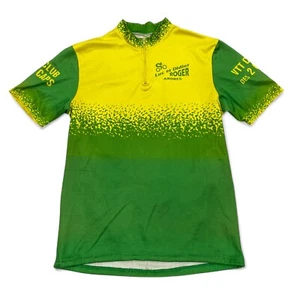 Team 2 Caps Ardres Au Tour France Vintage 1980's Cycling Bike Jersey Men's L - Picture 1 of 9