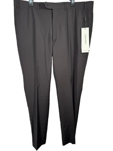 NEW CALVIN KLEIN Mens Black SKINNY FIT STRETCH Wool Dress Pants/Slacks 40X32 - Picture 1 of 8