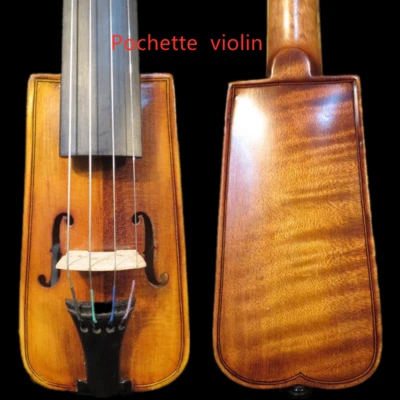 Baroque style Pochette SONG Brand violin 5 3/4",resonant sound #10027 - Image 1 of 4