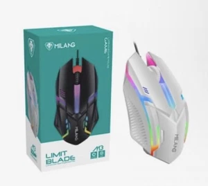 RGB Gaming Wired USB Mouse Ergonomic optical computer game - Picture 1 of 3