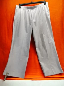 Alfred Dunner Pants,cotton,elastic waist,full length,pull on,side pockets P008 - Picture 1 of 7