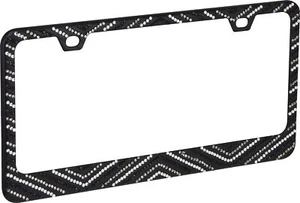Telaio Targa Chevron Universale BELL Automotive 22-1-46543-8 Nero/Argento - Foto 1 di 2