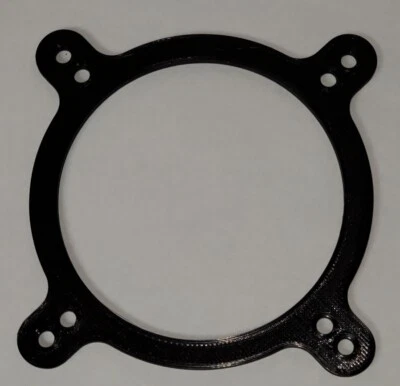 Adaptador de ventilador plano de montaje en PC personalizado de 70 mm a 80 mm convertidor mod Foto 1 de 3