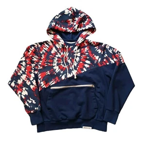 Nike Standard Issue Hoodie Mens M Blue Pullover Sweatshirt Dri Fit Zip Pocket - Picture 1 of 21