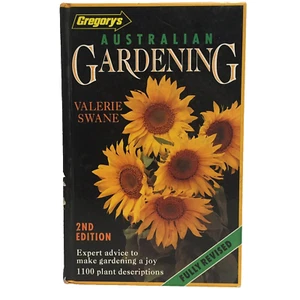 Vintage Gregory's Australian Gardening By Valerie Swane HC 2000 Illustrated - Picture 1 of 12