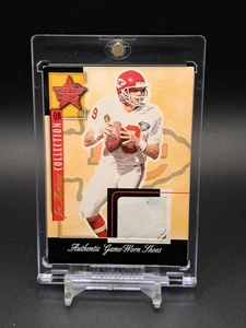 2000 Leaf Rookies & Stars Joe Montana Collection Game Worn Shoes /125 Chiefs - Bild 1 von 2