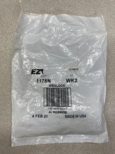EZ Ilco 1175N WK2 NOS WESLOCK Schlüsselrohlinge 10 Stück - Bild 1 von 2