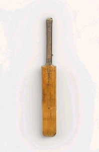 Vintage Antique Clapshaw & Cleave English Willow Cricket Bat The Express Driver - Picture 1 of 12