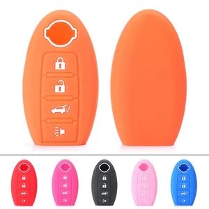 Fit Nissan 370Z Altima Auto 4 Button Remote Key Holder Case Cover Fob Protector - Picture 1 of 17