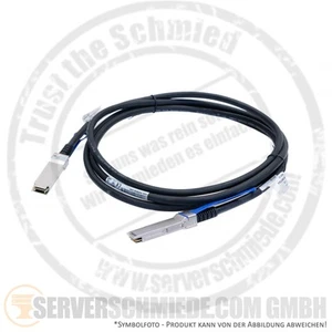 Câble infini bande 100 Gigabit Ethernet Mellanox 3 m DAC 2x QSFP28 100 Gigabit MCP1600-E003 - Photo 1/3