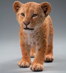 JXK 1/6 African Savannah Animals Resin Löwen Löwe König Löwen Jungtier Figur Modellbausatz - Bild 1 von 26