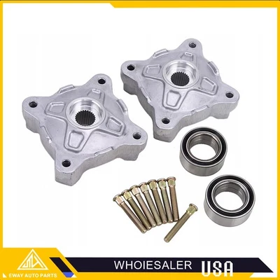 Complete Front Wheel Hub & Bearings & Studs Kit for Polaris RZR 800 /S 800 08-14 - Image 1 of 4