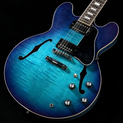 Guitarra Eléctrica Gibson Exclusive ES-335 Figured Blueberry Burst (:3,60 kg) Nueva Foto 1 de 4