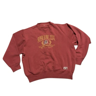 VTG LOGO 7 WASHINGTON COMMANDERS REDSKINS CREWNECK SWEATER - Image 1 of 4