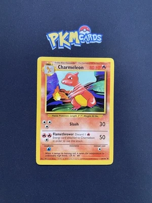 Pokémon TCG Charmeleon Base Set 24/102 Regular LP. - Image 1 of 3
