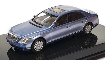 Autoart 1/43 Scale 56151 - 2005 Mercedes Benz Maybach 57 - Met. Blue - Image 1 of 4