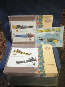 2 Stück 1/32 Fokker D.VII und Fokker E.V/D.Vlll von Streitaxt plus Buch - Bild 1 von 24