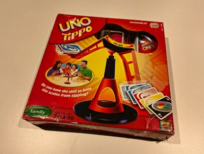 Uno Tippo Card Game - Mattel (2009) - For Parts - 1 Tray Missing - Image 1 of 4
