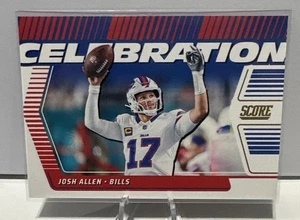 Punteggio 2025 Josh Allen Inserto Celebrazione #C-JAL Bills Gold Foil Parallelo - Foto 1 di 2