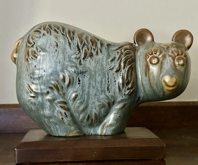 Blue Mountain Pottery Canada BEAR 1960’s Noah’s Ark Collection EUC - Image 1 of 4