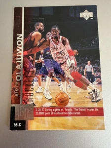 1997-98 Upper Deck Hakeem Olajuwon #45 HOF Basketball Card - Picture 1 of 2